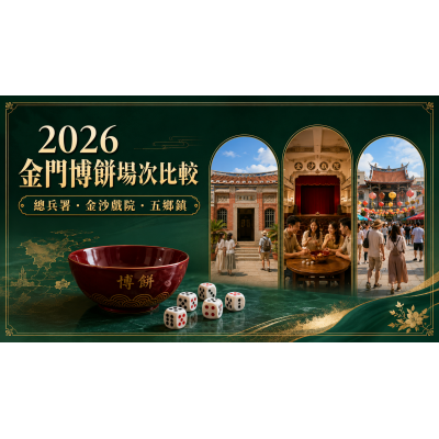 2026金門博餅場次比較：總兵署、金沙戲院、五鄉鎮與後浦怎麼選？
